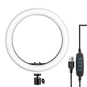 Tygot 10 Portable LED Ring Light with Rs 399 amazon dealnloot