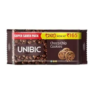 UNIBIC Choco Chip Cookies 500 g Rs 84 amazon dealnloot