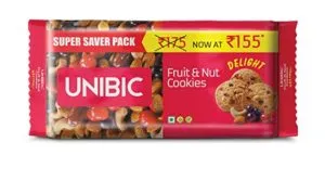 Unibic Fruit Nut Cookies 500 g Rs 82 amazon dealnloot