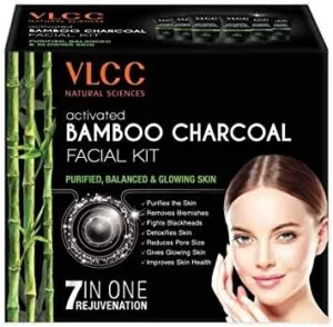 VLCC Activated Bamboo Charcoal Facial Kit 60 Rs 150 amazon dealnloot
