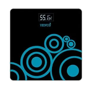 Venus Electronic Bathroom Scale Black Rs 679 amazon dealnloot