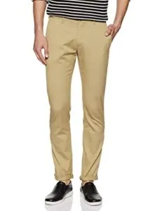 blackberrys Men s Skinny Fit Casual Trousers Rs 598 amazon dealnloot