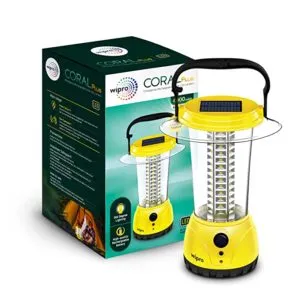 wipro Coral Plus Rechargeable Solar LED Lantern Rs 255 amazon dealnloot