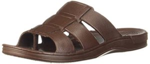 Aqualite Brown Slippers Rs 119 amazon dealnloot