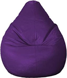 CADDYFULL Large Bean Bag Without Beans Purple Rs 395 amazon dealnloot