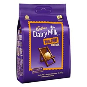 Cadbury Dairy Milk Wholenut Minis 200 g Rs 380 amazon dealnloot