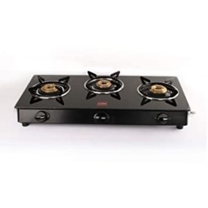 Cello Prima Gas Stove 3 Burner Glass Rs 2689 amazon dealnloot