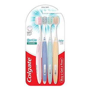 Colgate Gentle Enamel Ultra Soft Toothbrush 4 Rs 144 amazon dealnloot