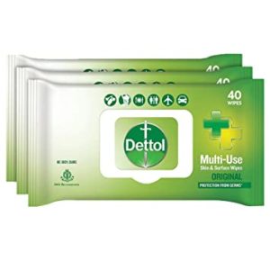 Dettol Disinfectant Skin Surface Wipes Original 40 Rs 252 amazon dealnloot