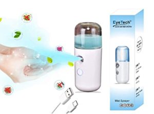 Eyetech Refillable Rechargeable Mini Sanitizer Spray Machine Rs 299 amazon dealnloot