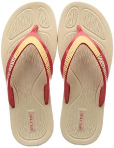 FLITE Women s Beige Red Slippers 4 Rs 71 amazon dealnloot