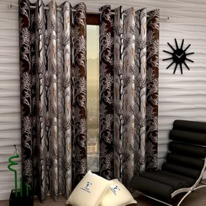 Fashion String 2 Pieces Window Curtain Set Rs 219 amazon dealnloot