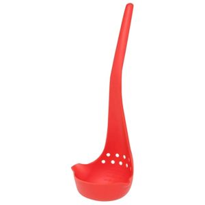 HomeStop Solid Nylon Ladle with Measuring Markers_Red_Free Rs 60 amazon dealnloot