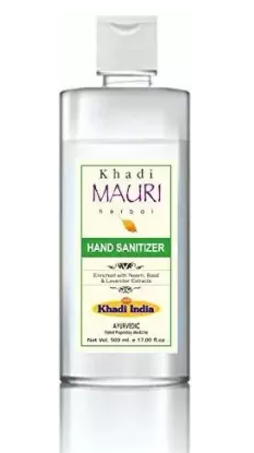 Khadi Mauri Herbal - 500 ml Hand Sanitizer Bottle  (500 ml)
