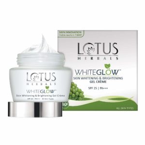 Lotus Herbals Whiteglow Skin Whitening And Brightening Gel Cream, SPF-25, 40g