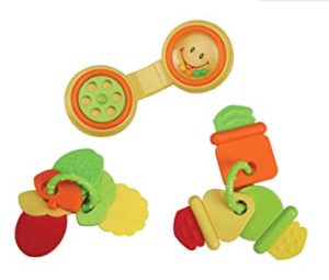 Luvlap Telephone Fruit Teether Rattles with Vibrant Rs 103 amazon dealnloot
