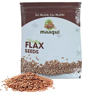 Maaqui Healthy Raw Flax Seeds 500 Gm Rs 83 amazon dealnloot