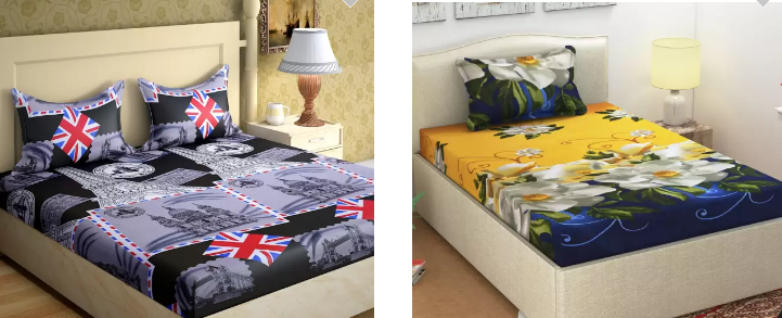 Printed Double Bedsheets