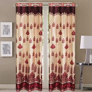 Queenzliving Imperial Curtain for Door 7 feet Rs 249 amazon dealnloot