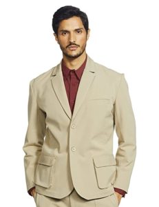 RIVER Men s Notch Lapel Regular Blazer Rs 1349 amazon dealnloot