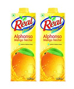 Real Fruit Juice Alphonso Mango 1L Pack Rs 100 amazon dealnloot