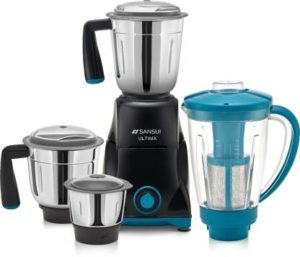 Sansui Pro Home Ultima 750 W Juicer Mixer Grinder  (Black, Blue, 4 Jars) at Rs 2099