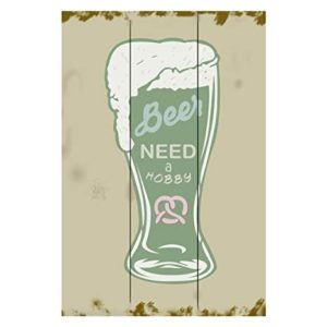 Sehaz Artworks Need a Hobby Beer Wooden Rs 77 amazon dealnloot