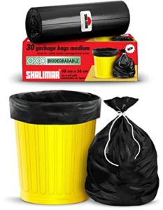 Shalimar Premium OXO Biodegradable Garbage Bags Medium Rs 56 amazon dealnloot