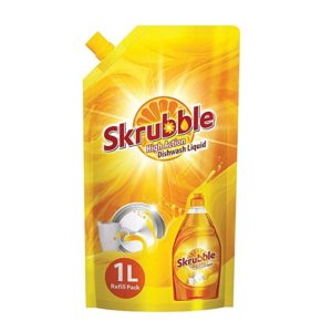 Skrubble High Action Dishwash Liquid 1ltr Refill Rs 109 amazon dealnloot