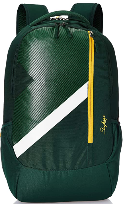 Skybags Tekie 06 30 Ltrs Dark Green Laptop Backpack