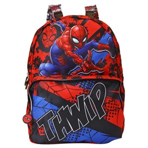 Spiderman Polyester 33 cms Multi School Backpack Rs 374 amazon dealnloot