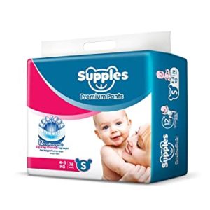 Supples Baby Pants Diapers Small 78 Count Rs 548 amazon dealnloot