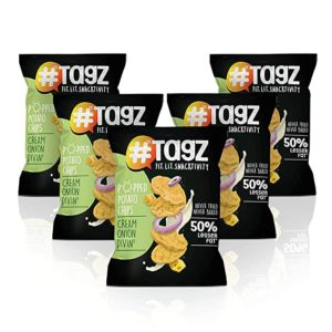 Tagz Cream Onion Divin Popped Potato Chips Rs 175 amazon dealnloot