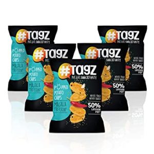 Tagz Masala Trekkin Popped Potato Chips Pack Rs 175 amazon dealnloot