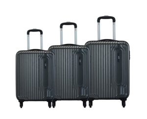 VIP Trace Graphite Polycarbonate Hardsided Luggage Set Rs 6999 amazon dealnloot