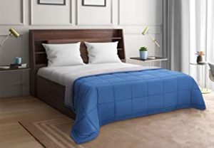 Wakefit Siliconised Microfibre Reversible Comforter Double Grey Rs 1199 amazon dealnloot