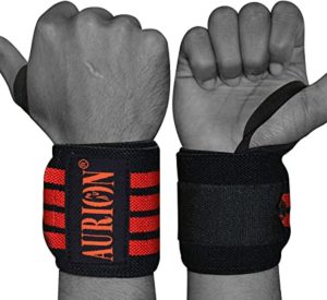 AURION Wrist Wraps 19 Professional Grade with Rs 149 amazon dealnloot