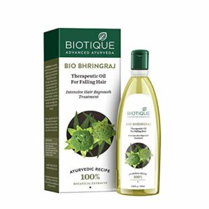 Biotique Bio Bhringraj Therapeutic Hair Oil for Rs 103 amazon dealnloot