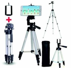Case Plus Adjustable Aluminium Alloy Tripod Stand Rs 99 amazon dealnloot