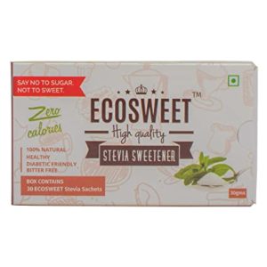 ECOSWEET Stevia Sweetner 30gm Box Sugar free Rs 75 amazon dealnloot