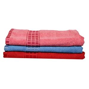 Eurospa Set of 3 Cotton Bath Towel Rs 585 amazon dealnloot