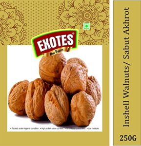 Exotes California Sabut akhrot Walnuts 250 g Rs 150 amazon dealnloot