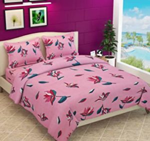 Fabture 180TC Pure Glace Cotton Double Bedsheet Rs 199 amazon dealnloot