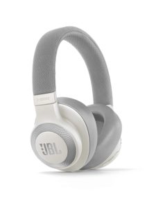 JBL E65BTNC Wireless Over-Ear Active Noise Cancelling Headphones (White)