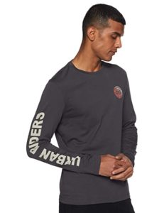Lee Men s Slim Fit T Shirt Rs 395 amazon dealnloot