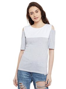Miss Chase Women s Grey White Round Rs 147 amazon dealnloot