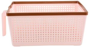 Nayasa Plastic Frill Basket No 2 Peach Rs 75 amazon dealnloot