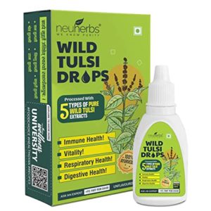Neuherbs Wild Tulsi Drops Panch Tulsi Drops Rs 99 amazon dealnloot