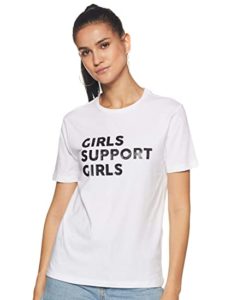 OVS Women s Regular Fit T Shirt Rs 123 amazon dealnloot