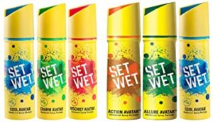 Set Wet Deodorant Spray Perfume 150ml Cool Rs 583 amazon dealnloot